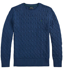 Polo Ralph Lauren Blouse - Knitted - Cable - Dusty Azure