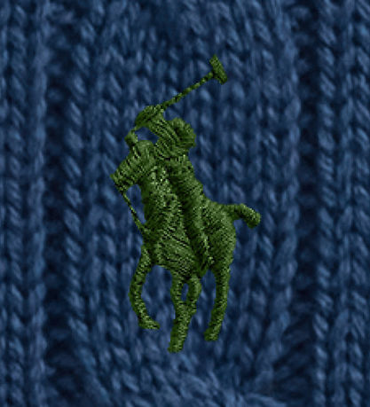 Polo Ralph Lauren Bluse - Strik - Cable - Dusty Azure