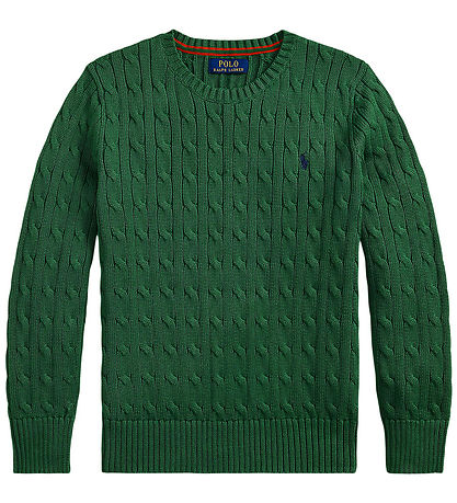 Polo Ralph Lauren Bluse - Strik - Cable - Verano Green