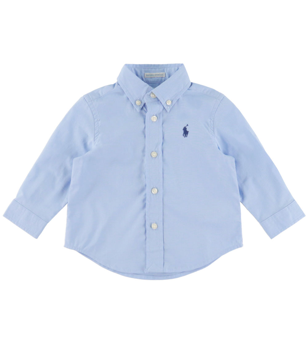 Polo Ralph Lauren Overhemd - - Austin Blue - Polo Ralph Lauren - 1½ jaar (86) - Overhemden