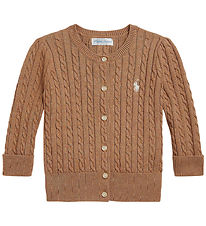 Polo Ralph Lauren Cardigan - Knitted - Cable - Camel Heather