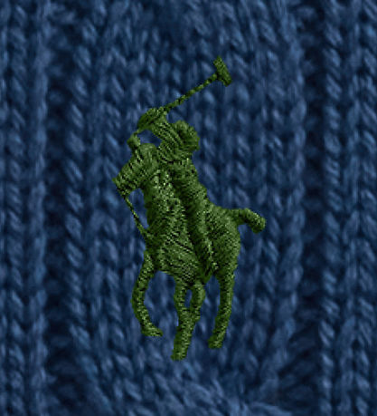 Polo Ralph Lauren Bluse - Strik - Cable - Dusty Azure