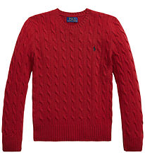 Polo Ralph Lauren Blouse - Knitted - Cable - Fireside Red