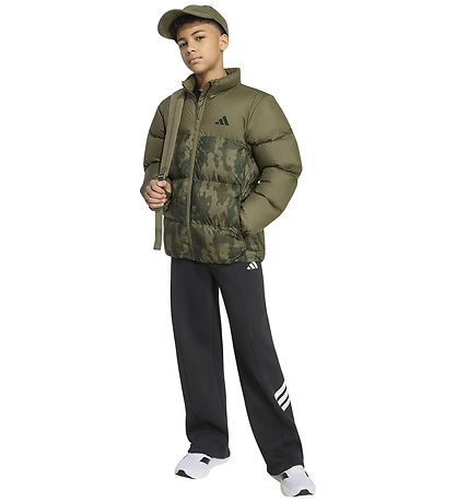 adidas Performance Dynejakke - J Sd AOP - Olistr/Ngtcar/Junink