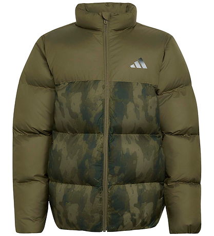 adidas Performance Dynejakke - J Sd AOP - Olistr/Ngtcar/Junink