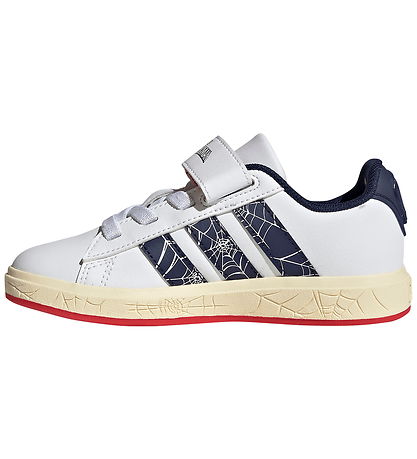 adidas Performance Sko - Grand Court Spider-Man EL - Ftwwht/Dkbl