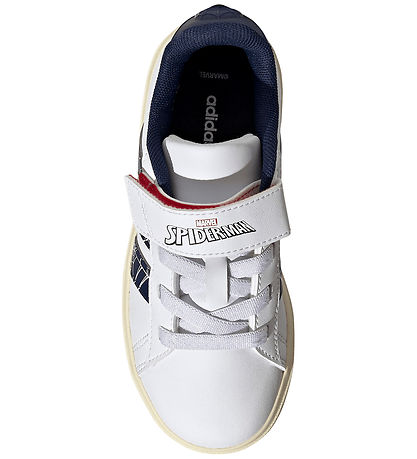 adidas Performance Sko - Grand Court Spider-Man EL - Ftwwht/Dkbl