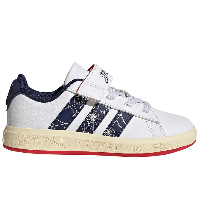 adidas Performance Sko - Grand Court Spider-Man EL - Ftwwht/Dkbl