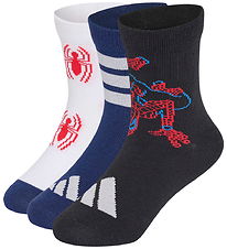 adidas Performance Socks - 3-Pack - LK MRVL - Black/Dkblue/Whi