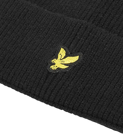 Lyle & Scott Hue - Strik - Beanie - Jet Black