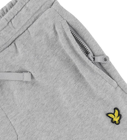 Lyle & Scott Sweatpants - Lysegråmeleret
