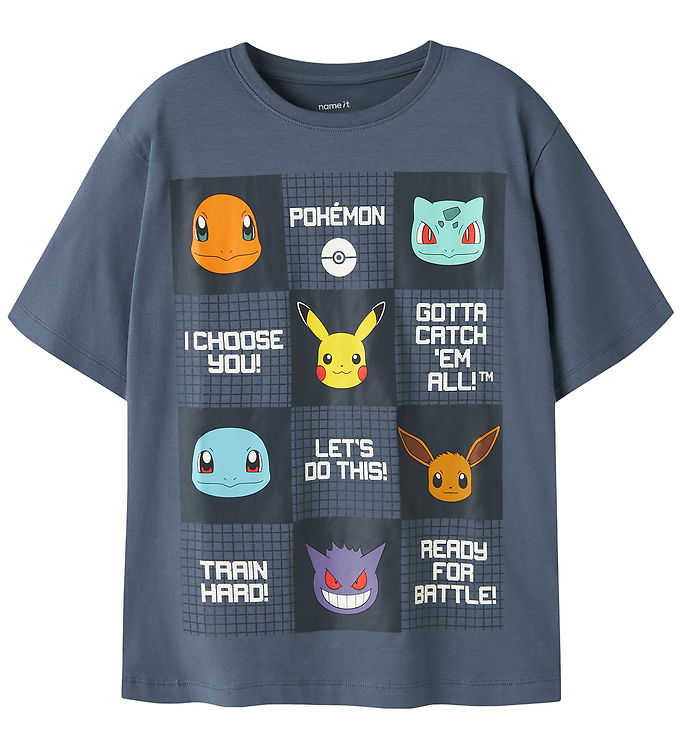 NAME IT T-shirt Jis Pokemon Vintage Indigo