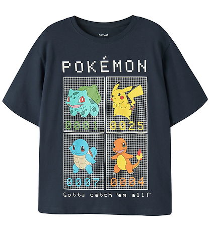 Name It T-shirt - NkmJis - Pokémon - Navy Blazer