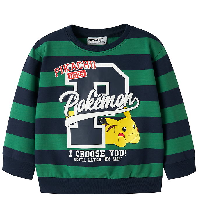 Name It Sweatshirt - NmmJosef - Pokémon - Verdant Green