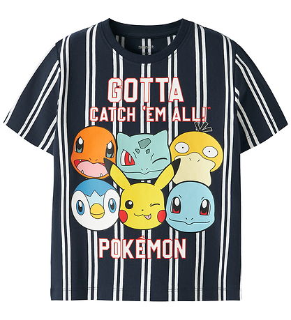 Name It T-shirt - NmmJesper - Pokémon - Navy Blazer