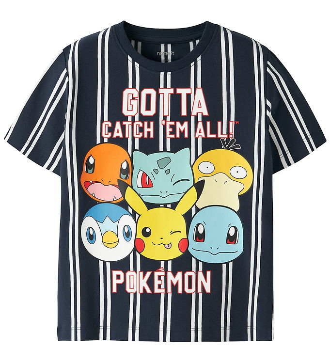 Name It T-shirt - NmmJesper - Pokémon - Navy Blazer