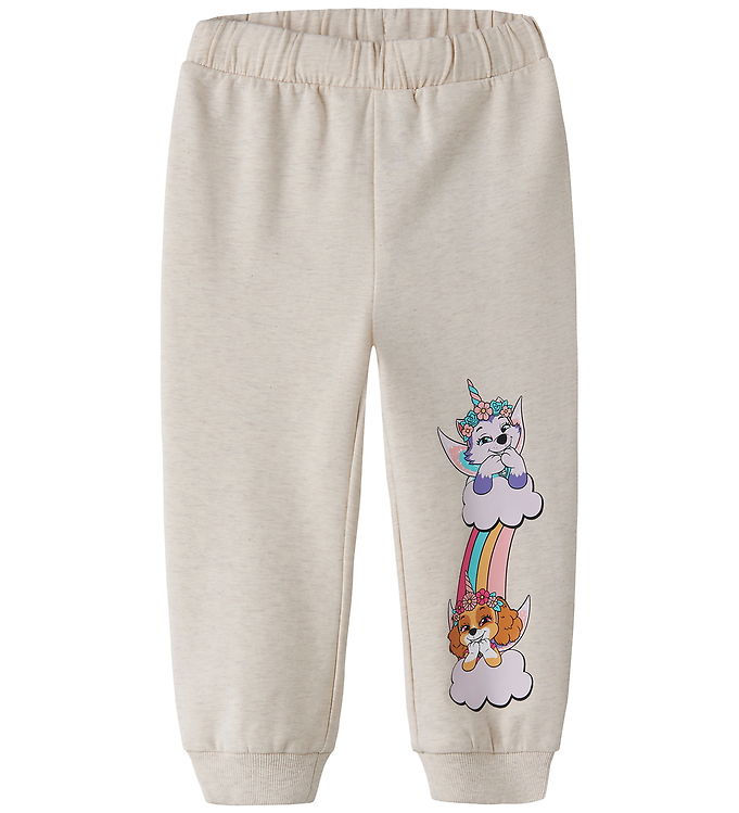 Name It Sweatpants - NmfJemma - Peyote Melange m. Paw Patrol