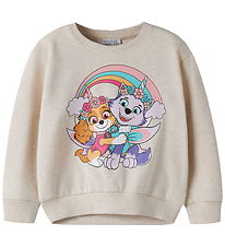 Name It Sweatshirt - NmfJemma - Peyote Melange m. Paw Patrol