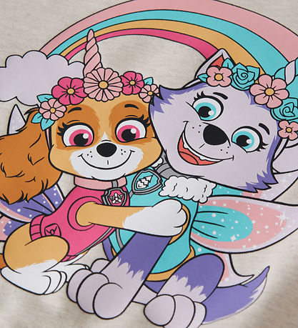 Name It Sweatshirt - NmfJemma - Peyote Melange m. Paw Patrol
