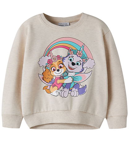 Name It Sweatshirt - NmfJemma - Peyote Melange m. Paw Patrol