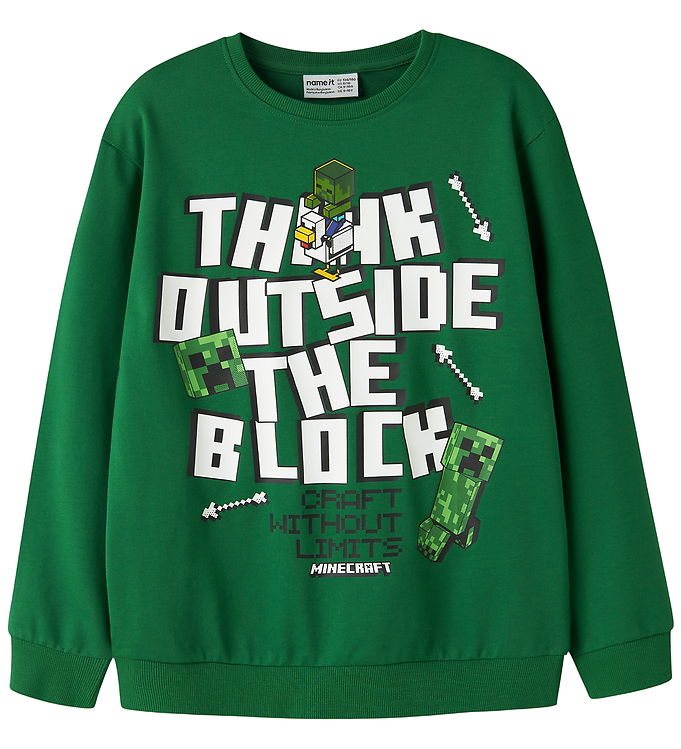 Name It Sweatshirt - NkmJacks - Minecraft - Verdant Green
