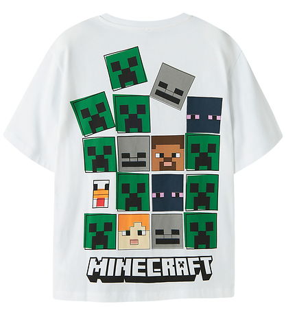 Name It T-shirt - NkmJulio - Minecraft - Bright White