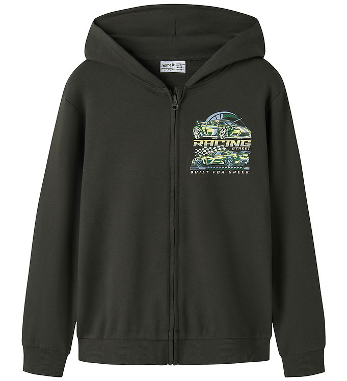 NAME IT Sweat Cardigan Voltinus Peat Racing
