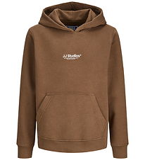 Jack & Jones Hættetrøje - JjeSoho - Cocoa