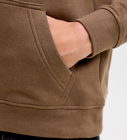Jack & Jones Hættetrøje - JjeSoho - Cocoa