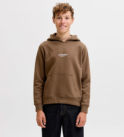 Jack & Jones Hættetrøje - JjeSoho - Cocoa