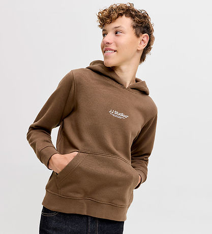 Jack & Jones Hættetrøje - JjeSoho - Cocoa