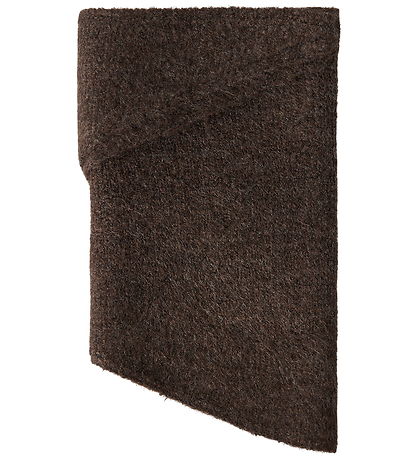 LMTD Tørklæde - Strik - NlfLodet - Chocolate Brown