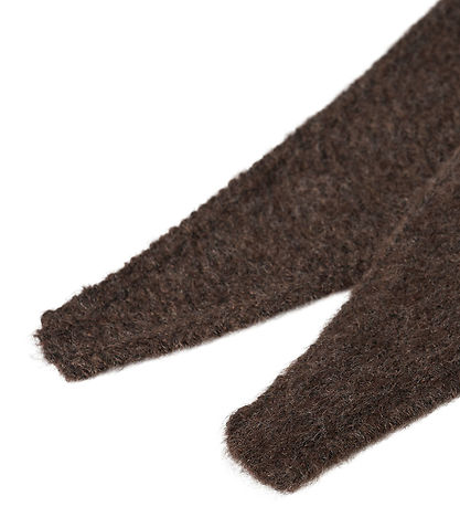 LMTD Tørklæde - Strik - NlfLodet - Chocolate Brown