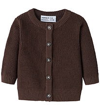 Name It Cardigan - Strik - NbnBubba - French Roast