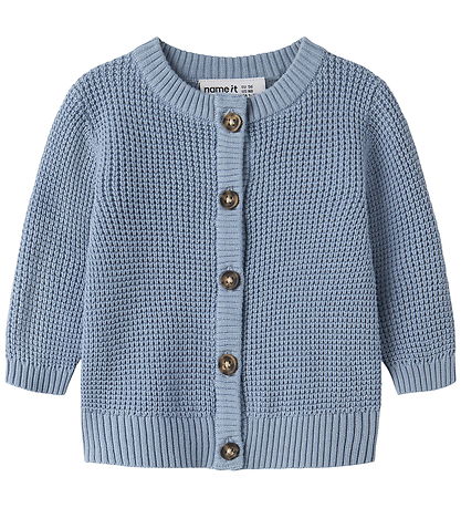 Name It Cardigan - Strik - NbnBubba - Ashley Blue