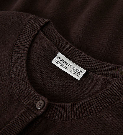 Name It Cardigan - Strik - NkfValane - Chocolate Plum