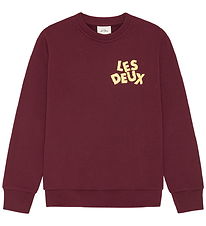 Les Deux Sweatshirt - Chocolate Truffle Red