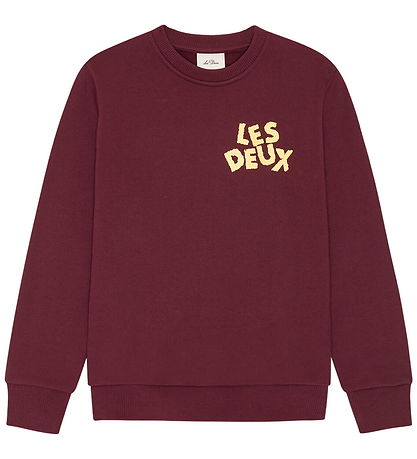 Les Deux Sweatshirt - Chocolate Truffle Red