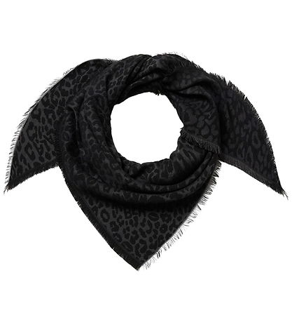 Lala Berlin Tørklæde - 148x60 - Leo Jacquard Grey Black