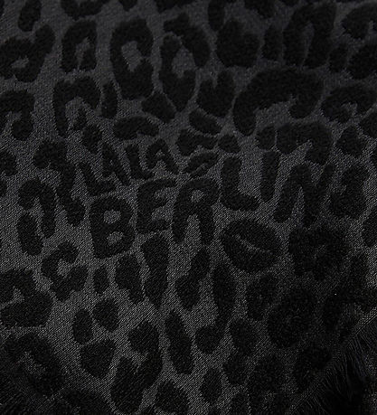 Lala Berlin Tørklæde - 148x60 - Leo Jacquard Grey Black