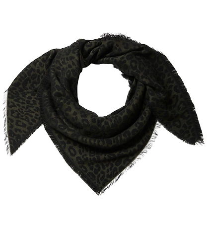 Lala Berlin Tørklæde - 248x60 - Leo Jacquard Moss Black