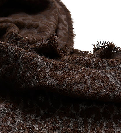 Lala Berlin Tørklæde - 248x60 - Leo Jacquard Taupe Brown