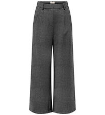 Kids Only Bukser - Wide - Noss - KogHattie-Zal - Dark Grey Melan
