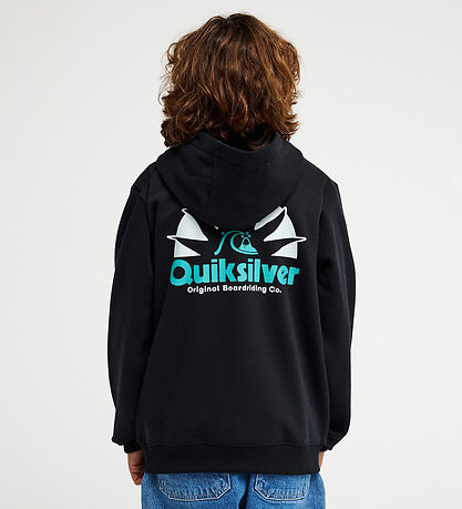 Quiksilver Hættetrøje - Graphic - Black