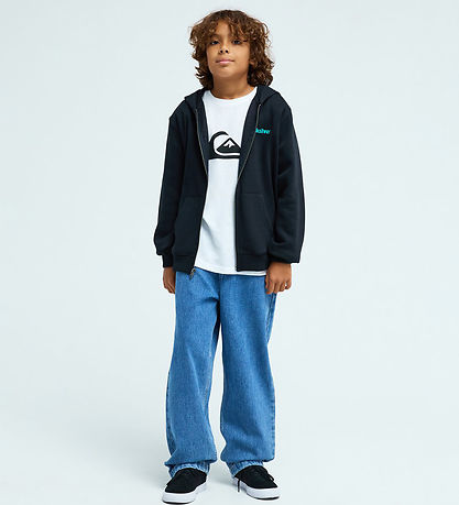 Quiksilver Hættetrøje - Graphic - Black