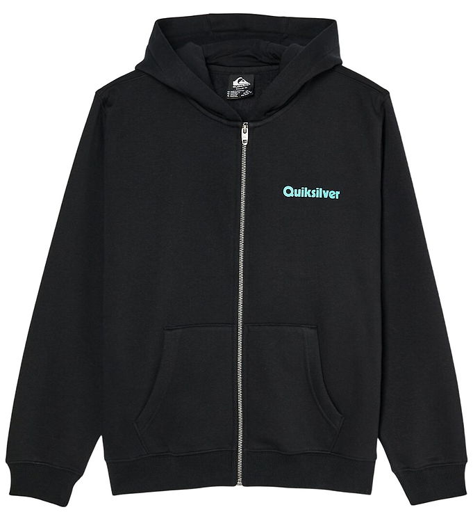 Quiksilver Hoodie - Grafik - Black