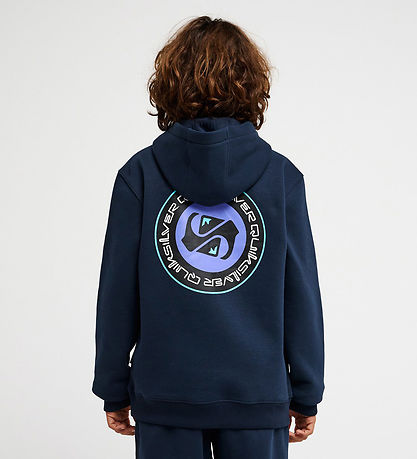Quiksilver Hættetrøje - Graphic - Dark Navy