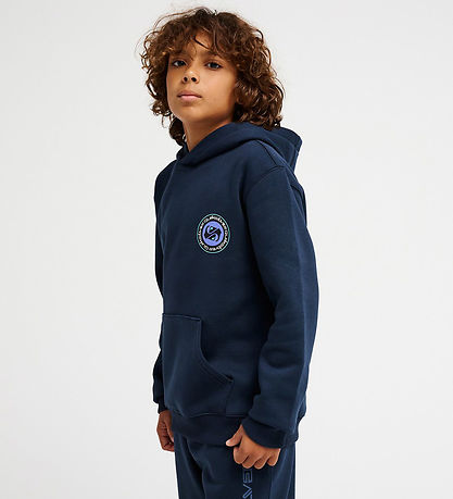 Quiksilver Hættetrøje - Graphic - Dark Navy