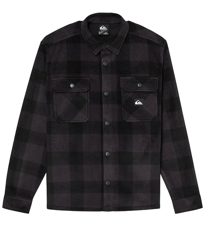Quiksilver Fleecejakke - Venture Polar - Sort/Gråternet