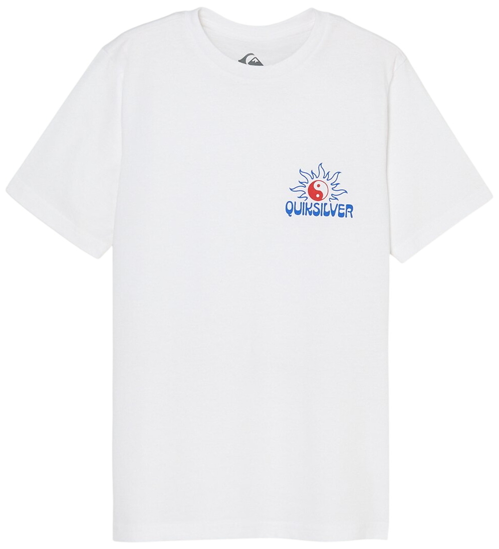 Quiksilver T-Shirt - Fusion - Weiß m. Print - Quiksilver - 14 Jahre (164) - T-Shirts